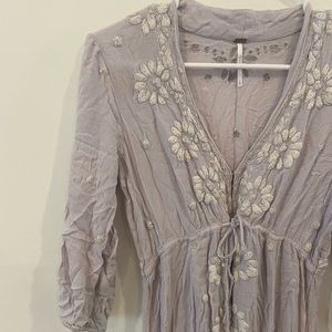 Free people embroidered fable dress